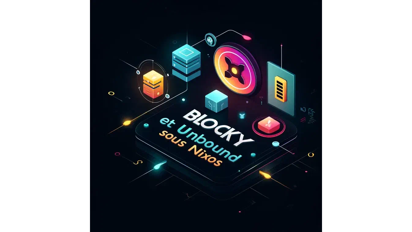 Vignette de Blocky et Unbound sous NixOS