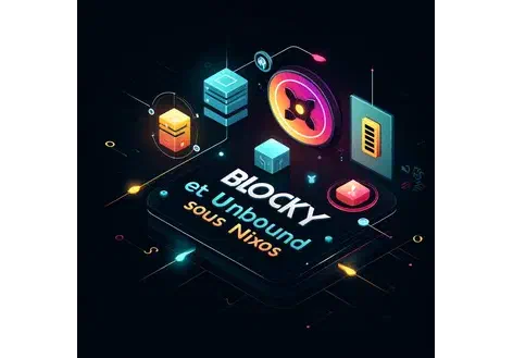 Couverture de Blocky et Unbound sous NixOS