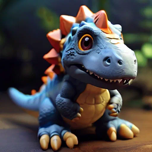 **Prompt :** *cute tyrannosaurus*. Beaucoup plus mignon que [l'autre](https://richard-dern.fr/blog/2022/09/21/j-ai-joue-avec-stable-diffusion-sur-mon-mac-mini-m1/)...