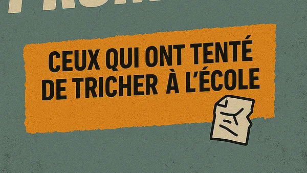 Vignette de Épisode 4 : Ceux qui ont tenté de tricher à l’école