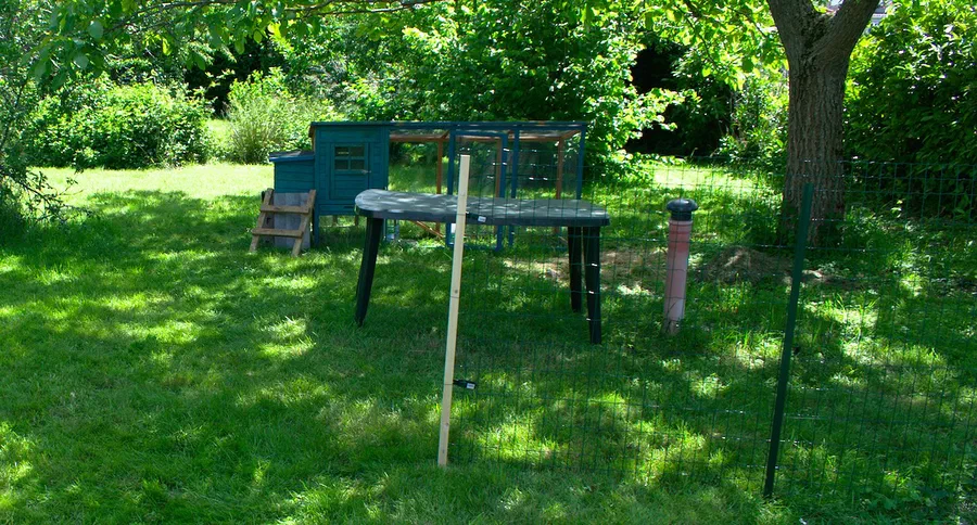 Notre premier poulailler en bois, tout ce qu'il y a de plus classique