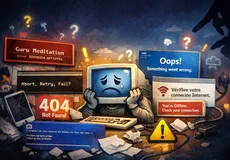 Couverture de Échouer à échouer : la triste histoire des messages d'erreur