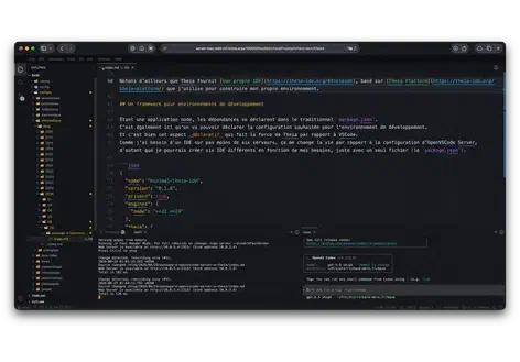 Couverture de Passage d'OpenVSCode Server à Theia